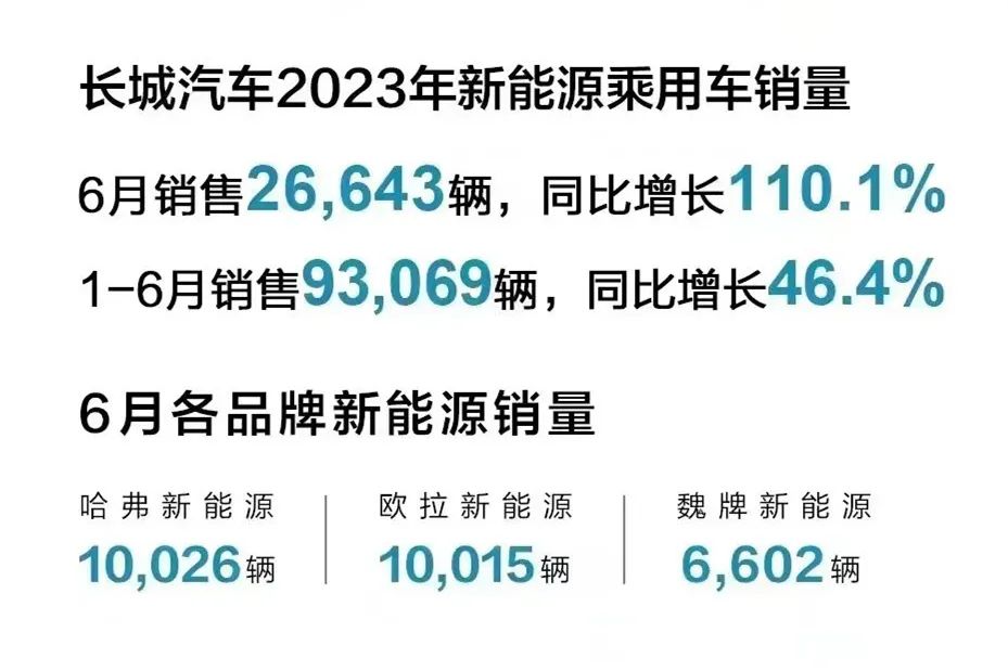 点评丨自主品牌6月销量看点：理想首破3万，长城开始摘硕果