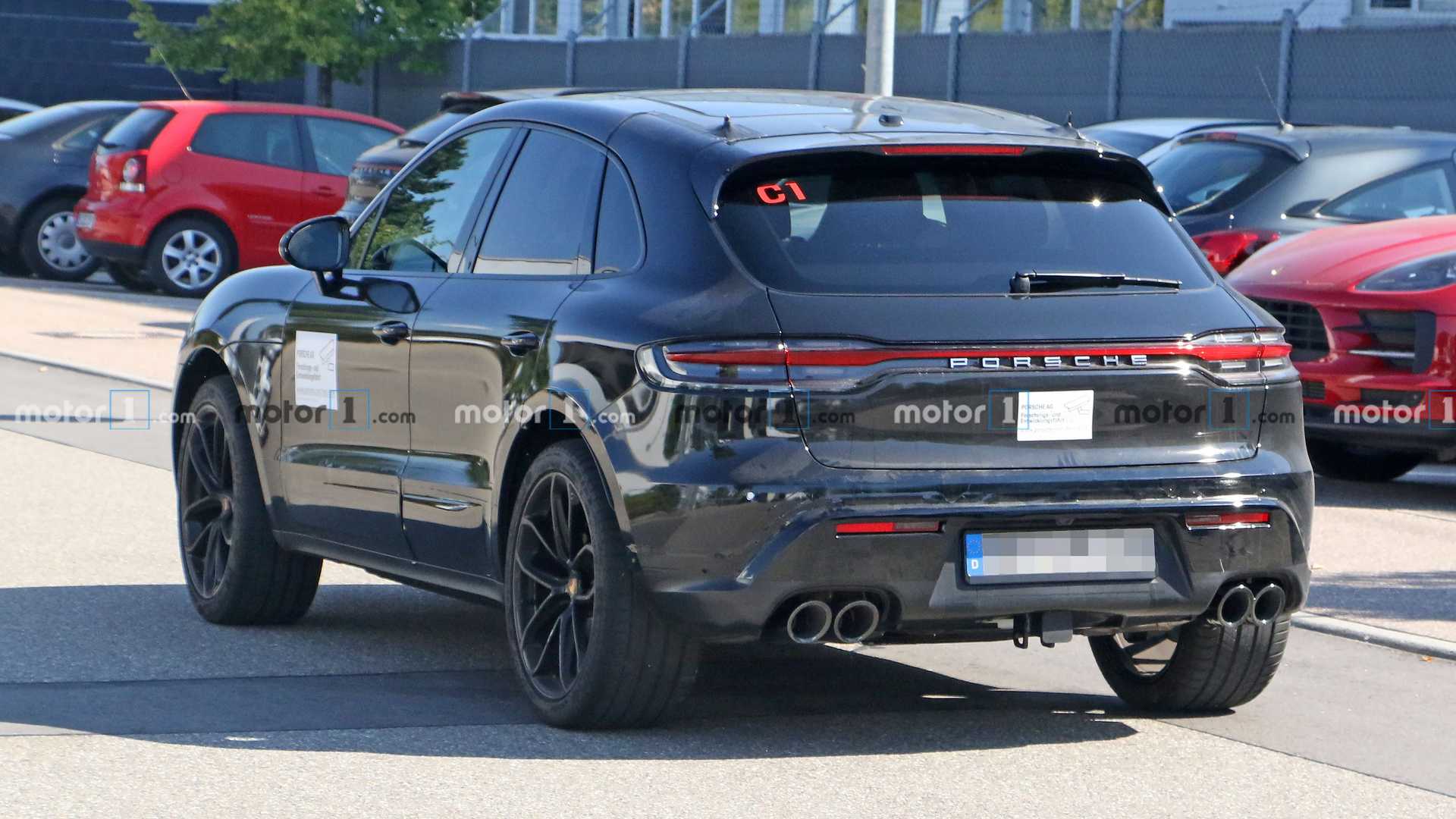 新款保时捷macan谍照曝光 或2022年亮相|凤凰网汽车