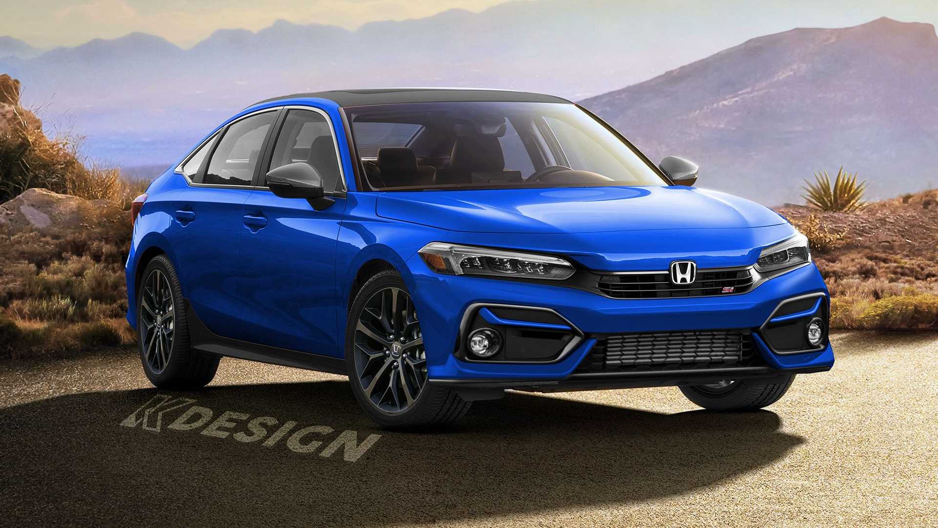 全新思域si渲染图曝光 有望2022年亮相 动力更强 | 小号撩车-独家资讯